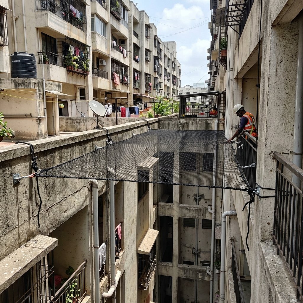 Duct Area Safety Nets Vizag