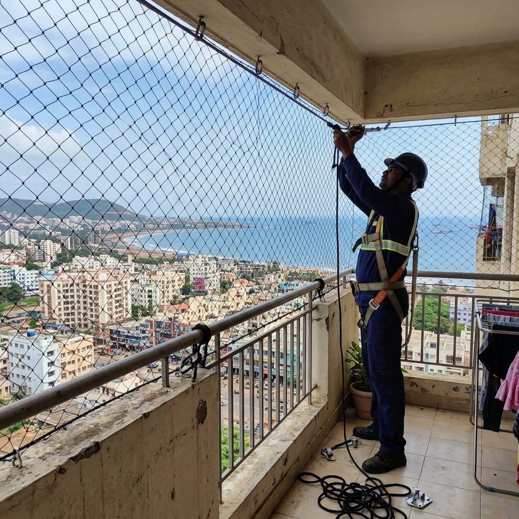 Safety Nets Installation Vizag