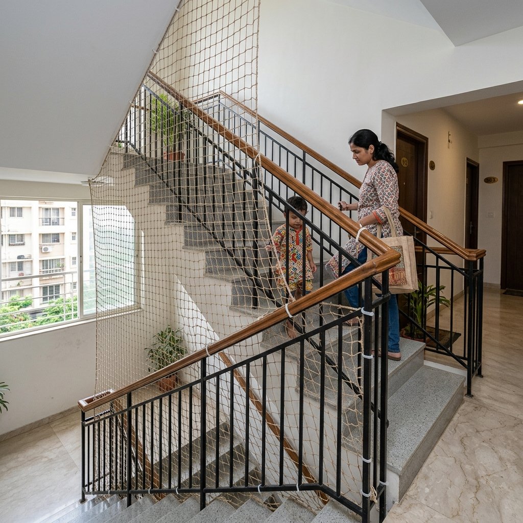 Staircase Safety Nets Vizag